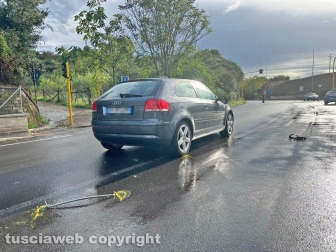 Viterbo - Pedone falciato a Ponte dell'Elce