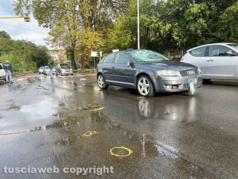 Viterbo - Pedone falciato a Ponte dell'Elce