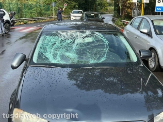 Viterbo - Pedone falciato a Ponte dell'Elce