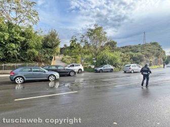 Viterbo - Pedone falciato a Ponte dell'Elce