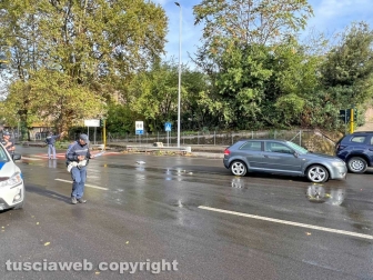 Viterbo - Pedone falciato a Ponte dell'Elce