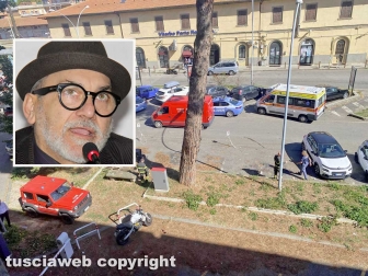 Paolo Pelliccia minaccia di buttarsi dalle finestra della biblioteca
