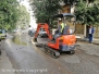 Perdita d'acqua a via Treviso