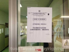 Pericolo amianto all\'elementare Canevari