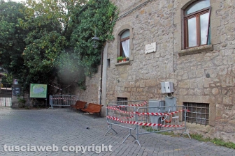 Piazza San Carluccio in sicurezza