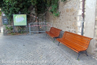 Piazza San Carluccio in sicurezza
