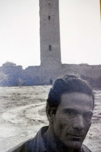 Pier Paolo Pasolini nella casa studio di Chia