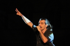 Il miniconcerto di Piero Pelù