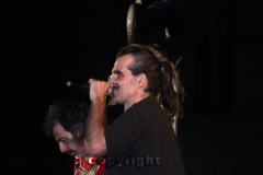 Il miniconcerto di Piero Pelù