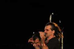 Il miniconcerto di Piero Pelù