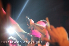 Il miniconcerto di Piero Pelù