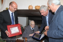 Viterbo - Pietro Chiodo festeggia i suoi 106 anni