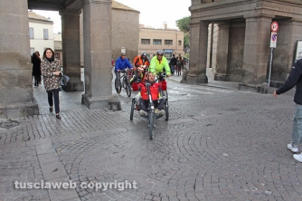 Pietro Scidurlo a Viterbo in hand-bike