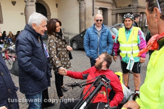 Pietro Scidurlo a Viterbo in hand-bike