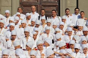 Santa Rosa - Pilastro - Sfilano i minifacchini