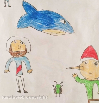 Disegni su Pinocchio - Alunni primaria Alessandro Volta