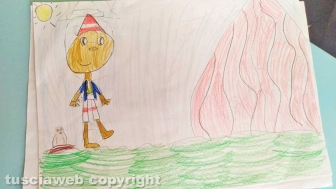 Disegni su Pinocchio - Alunni primaria Alessandro Volta