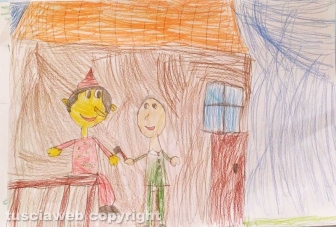 Disegni su Pinocchio - Alunni primaria Alessandro Volta