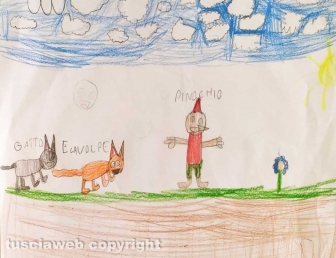 Disegni su Pinocchio - Alunni primaria Alessandro Volta