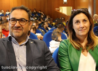 Viterbo - Il Pinocchio di Collodi regalato alle scuole elementari - Donate 3000 copie - La presentazione all'Unitus - Daniele Peroni e Angela Proietti