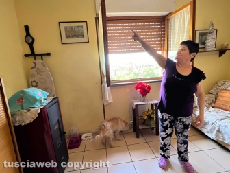 “Piove in casa da 7 mesi ma l’Ater non fa niente..."