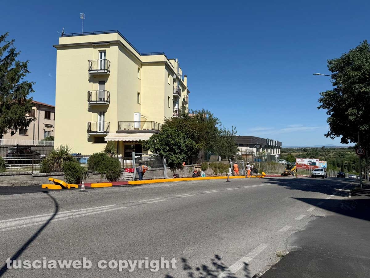 Viterbo - La pista ciclabile