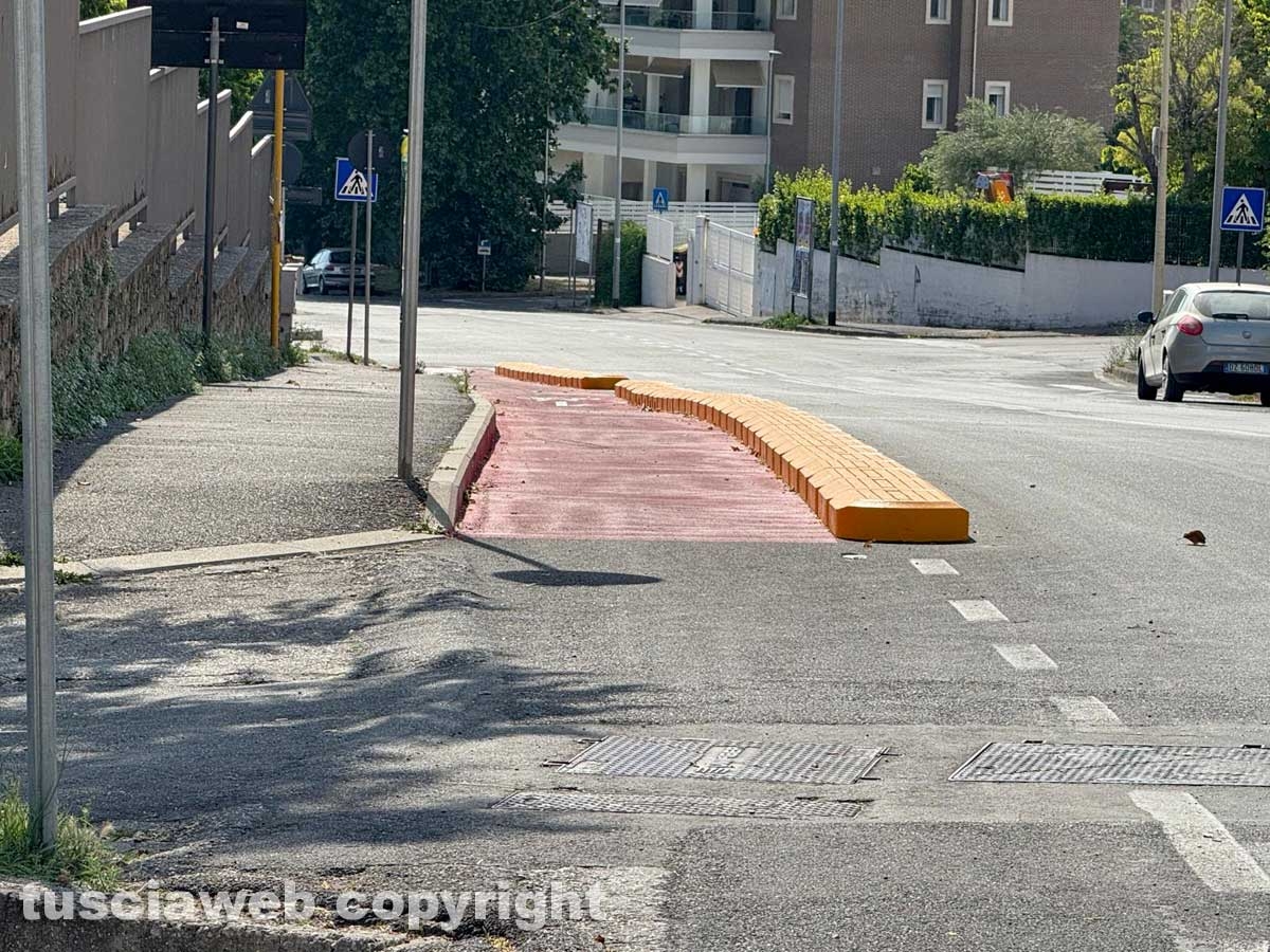 Viterbo - La pista ciclabile