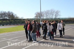 I ragazzi al corso sulla sicurezza stradale