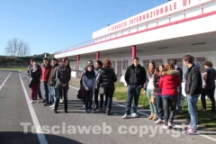I ragazzi al corso sulla sicurezza stradale al circuito internazionale