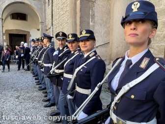 Viterbo - 171esimo anniversario della fondazione della polizia di stato