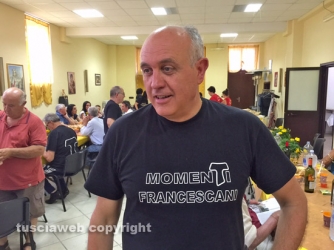 Pranzo di sant\'Antonio - Luigi Vecchiarelli dell\'associazione momenti francescani