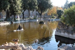 Prato Giardino della vergogna - Tubi volanti per alimentare le fontane