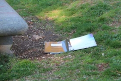 Prato Giardino della vergogna - Carta sui prati