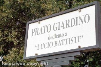 Prato Giardino Lucio Battisti