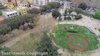 Pratogiardino 'Lucio Battisti' visto dall'alto