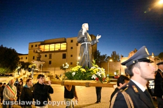 Precessione e celebrazioni per san Francesco