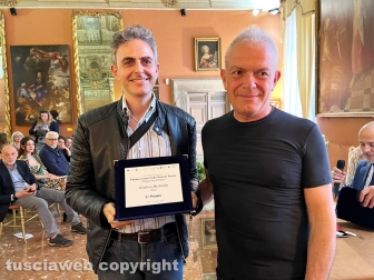 Viterbo - Premiazione 17esima edizione di Forme e colori - Terzo classificato artigiani -Gianluca Merlonghi