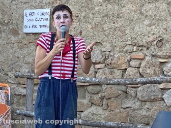 Celleno - Valudia Sorrentino dell'assemblea delle arti di strada