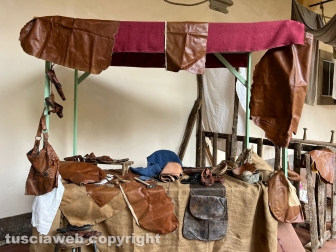 Viterbo - Presepe vivente alla Quercia con le strutture dei set cinematografici
