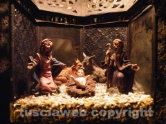 Vallerano - Un presepe in una ampada