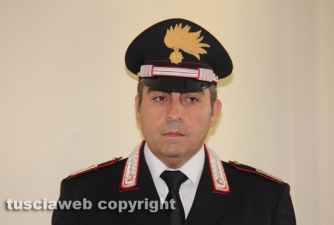 Rapina in banca a Bassano Romano - Il comandante del Nucleo operativo radiomobile di Ronciglione Angelo Fazzi