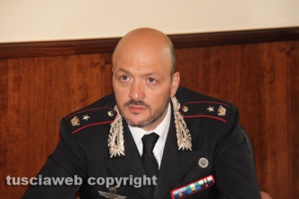 Rapina in banca a Bassano Romano - Il comandante del reparto operativo, maggiore Giovanni Rizzo
