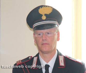 Rapina in banca a Bassano Romano - Il comandante della stazione di Bassano Romano, maresciallo De Fusco