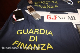 Rapina in banca a Bassano Romano - Il materiale sequestrato