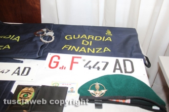 Rapina in banca a Bassano Romano - Il materiale sequestrato