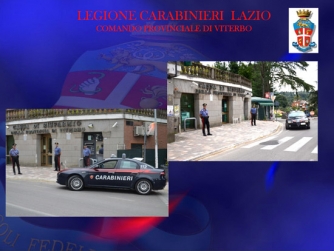 Rapina in banca a Bassano Romano - I carabinieri fuori dalla filiale