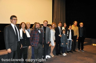 Roma - Giuseppe Conte e la troupe del film Ci alzeremo all'alba