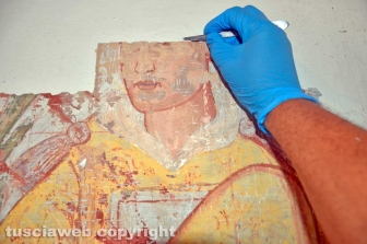 Prima e durante i restauri