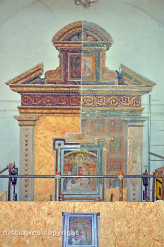 Prima e durante i restauri