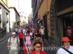 Prima tappa del cammino sulle vie dell\'esilio di santa Rosa